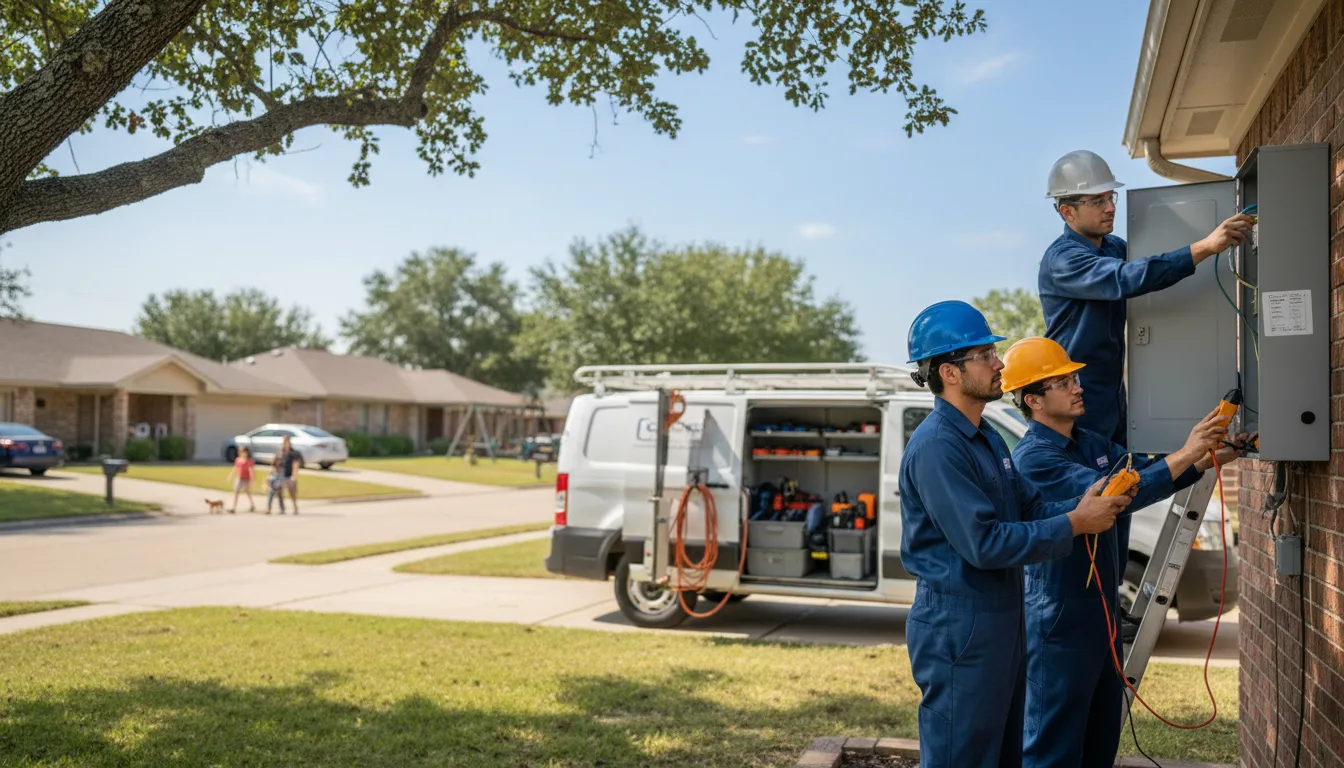 Certified electrician providing emergency electrical services in Latham, IL